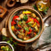 Auberginen, Eintopf, Gemüse, Gemüseeintopf, geschmort, Glutenfrei, Laktosefrei, Paleo, Paprika, Ratatouille, Ratatouille - so einfach geht der französische Gemüseeintopf, Ratatouille-Rezept, Tomaten, vegan, Vegetarisch, Zucchini, Zwiebeln,