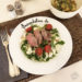 Bratkartoffeln, Filet, Filetsteak, Glutenfrei, Laktosefrei, Paleo, Parmesan, Rinderfilet, Rindfleisch, Rucola, Rucolasalat, Salat, Steak, Tagliata di Manzo
